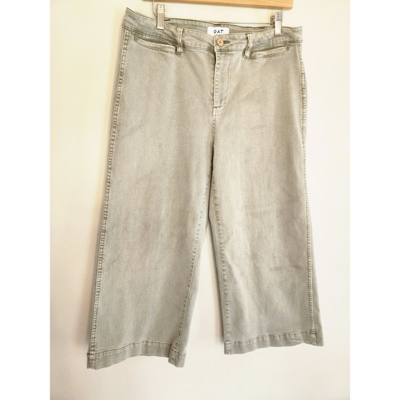 OAT light green Wide Leg Crop size 32 - Picture 5 of 13